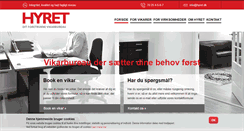 Desktop Screenshot of hyret.dk